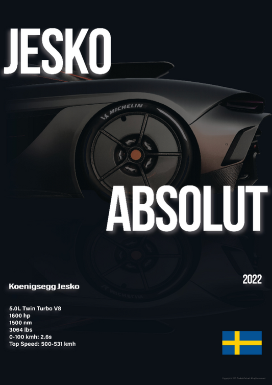 Koenigsegg Jesko Absolut poster