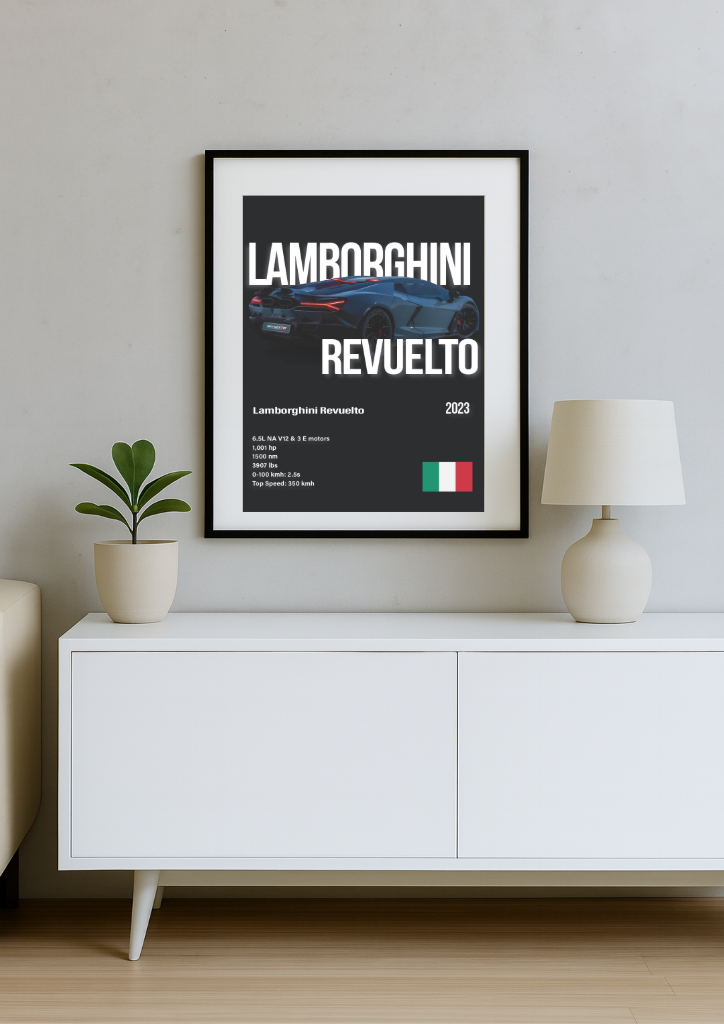 Lamborghini Revuelto poster