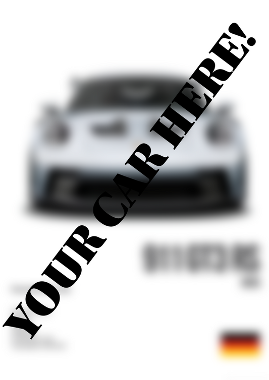 Custom poster (Make sure to email us!)